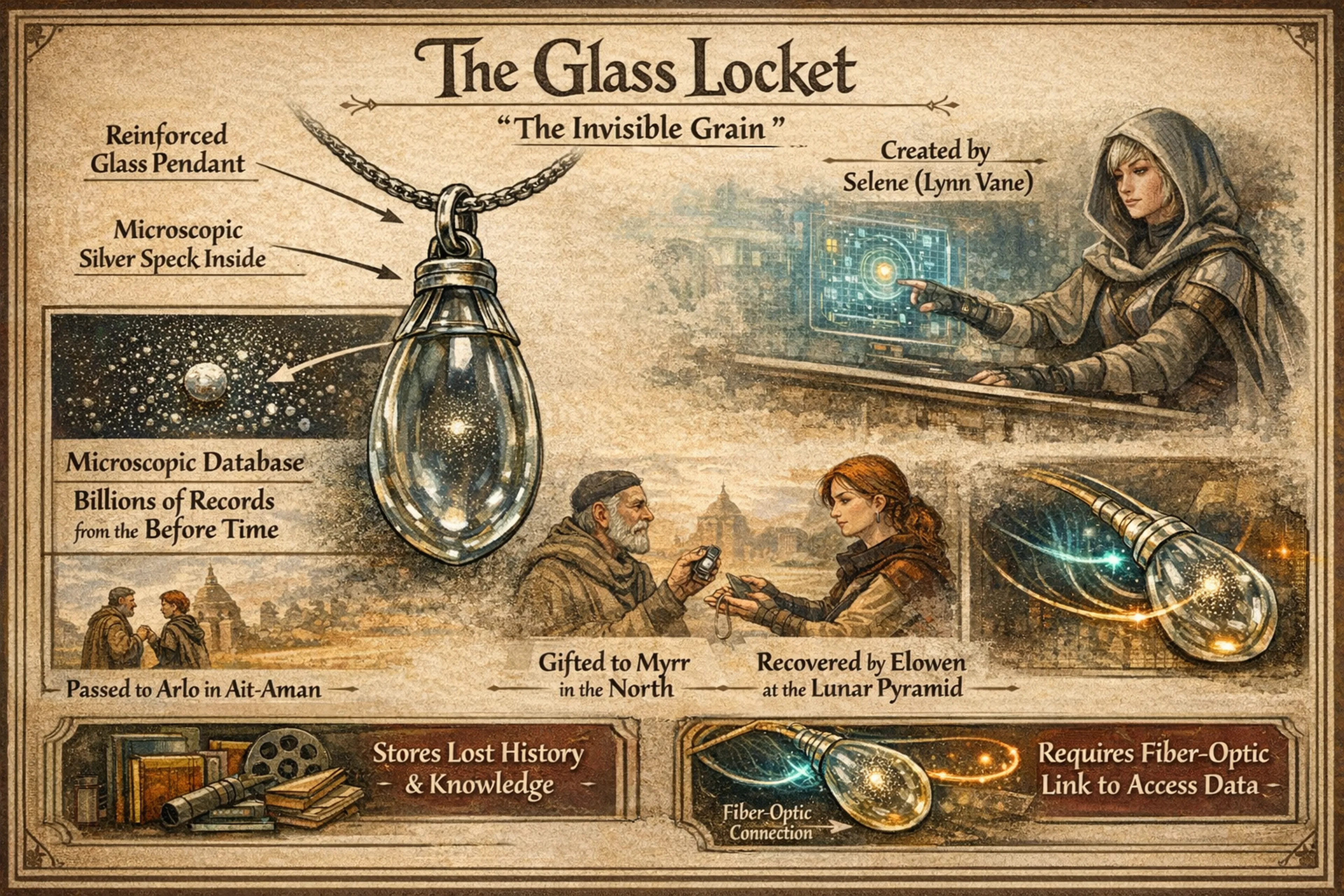 Lynn - Glass Locket