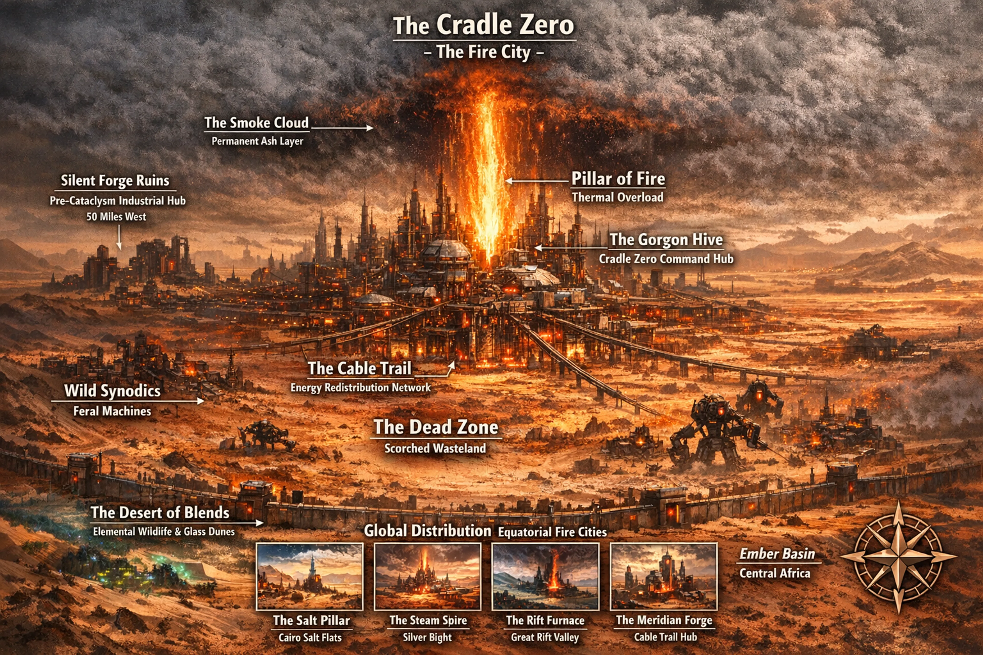 Cradle Zero as a Fire City